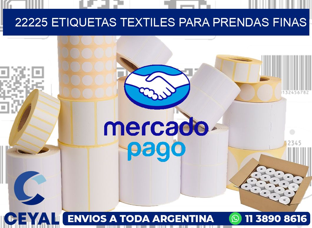 22225 Etiquetas textiles para prendas finas