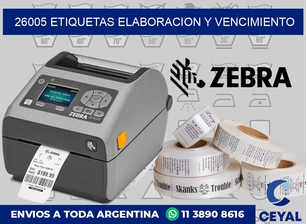 26005 Etiquetas elaboracion y vencimiento