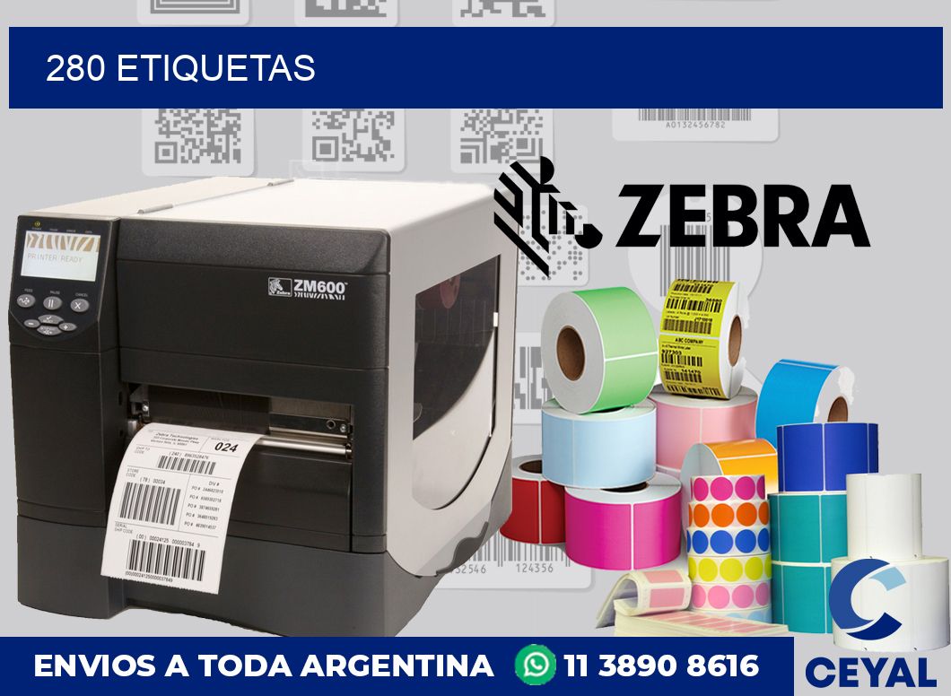 280 etiquetas
