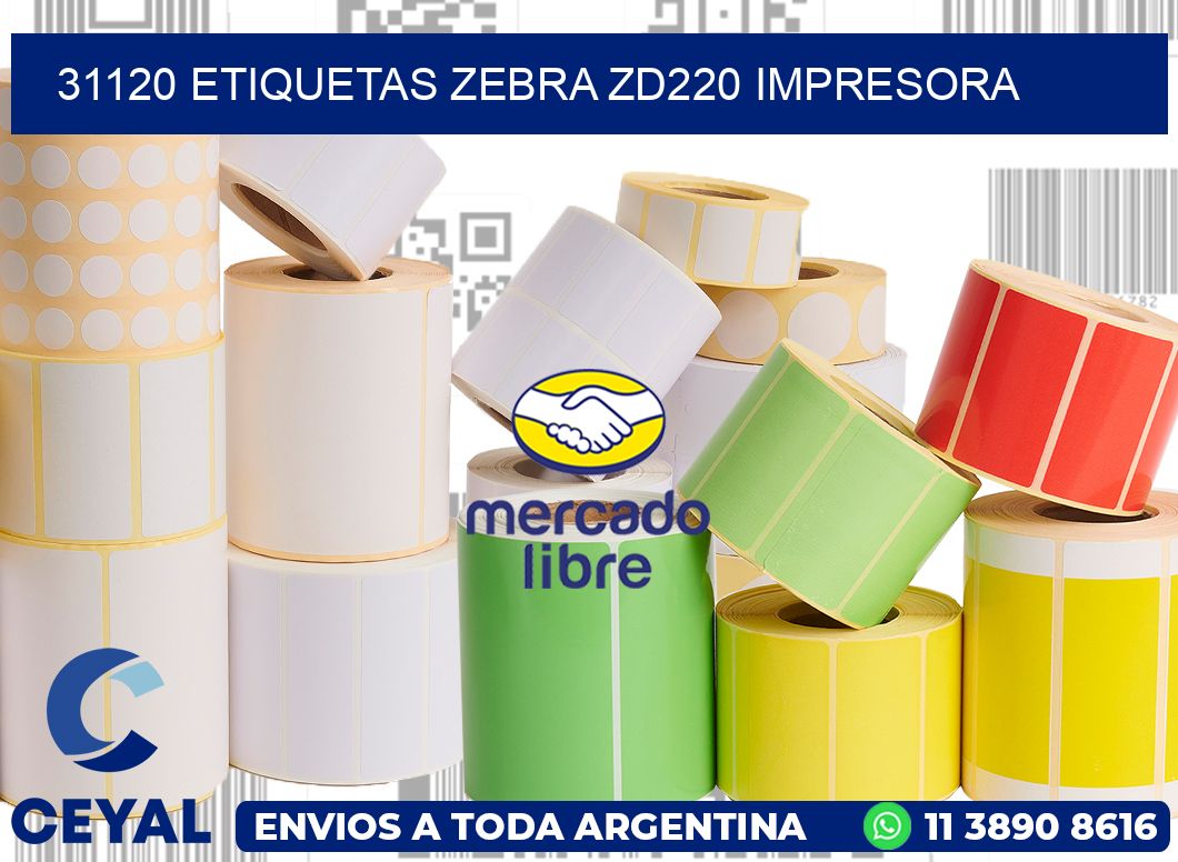 31120 etiquetas Zebra zd220 impresora