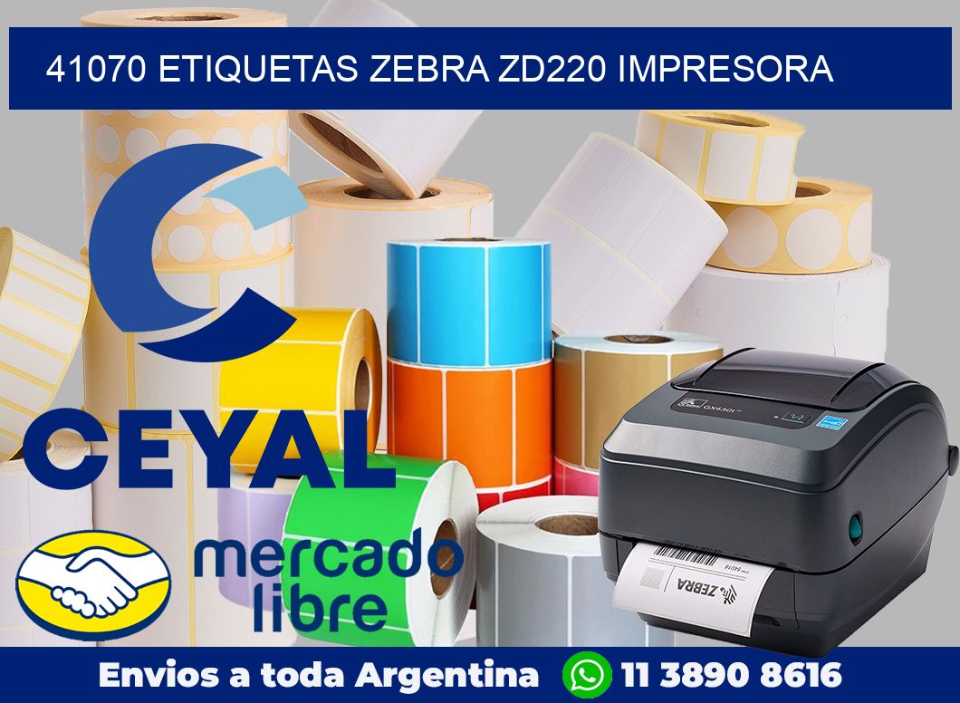 41070 etiquetas Zebra zd220 impresora