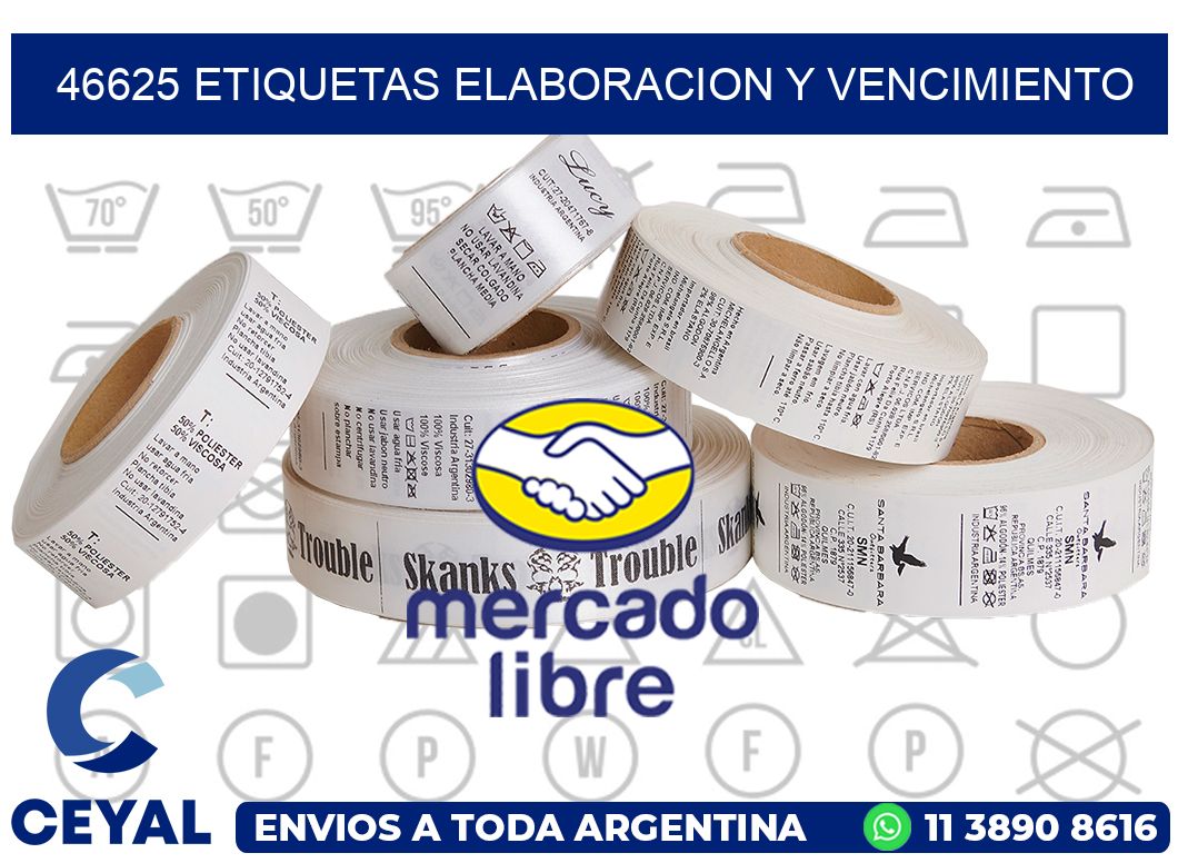 46625 Etiquetas elaboracion y vencimiento
