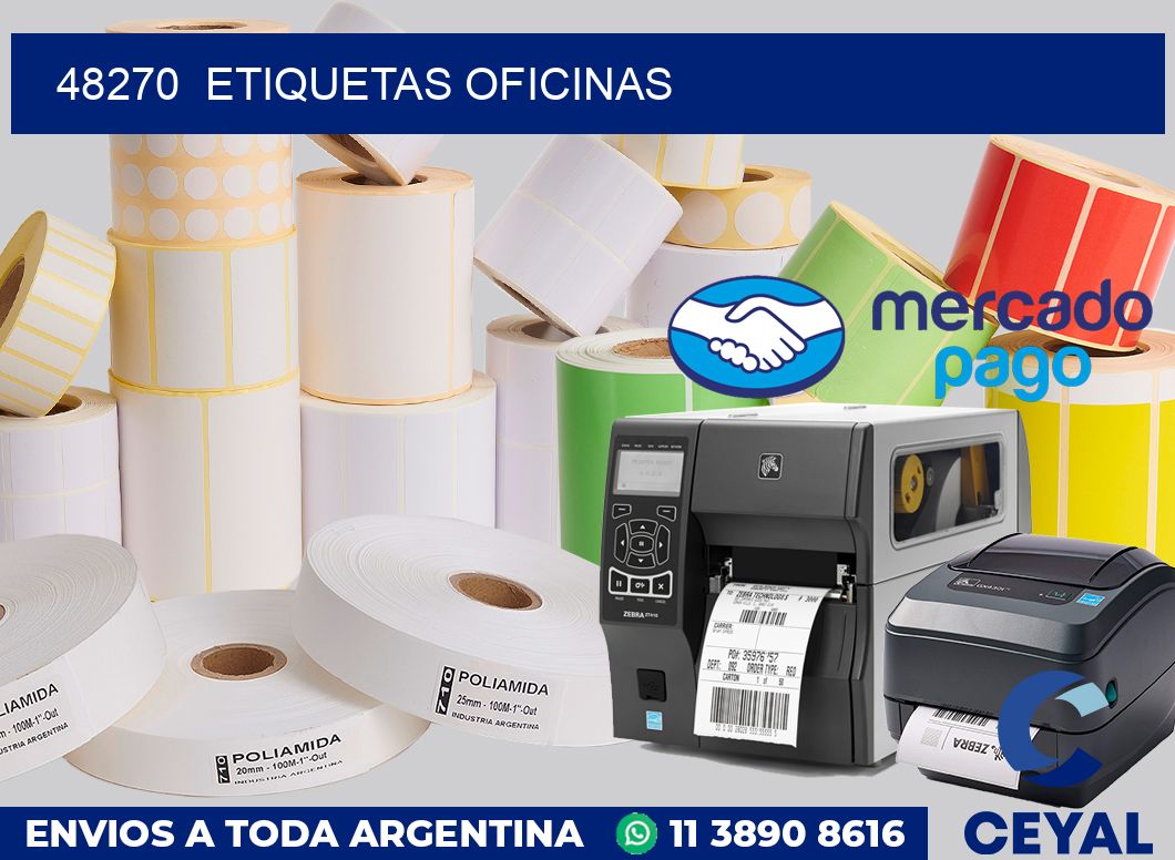 48270  Etiquetas oficinas