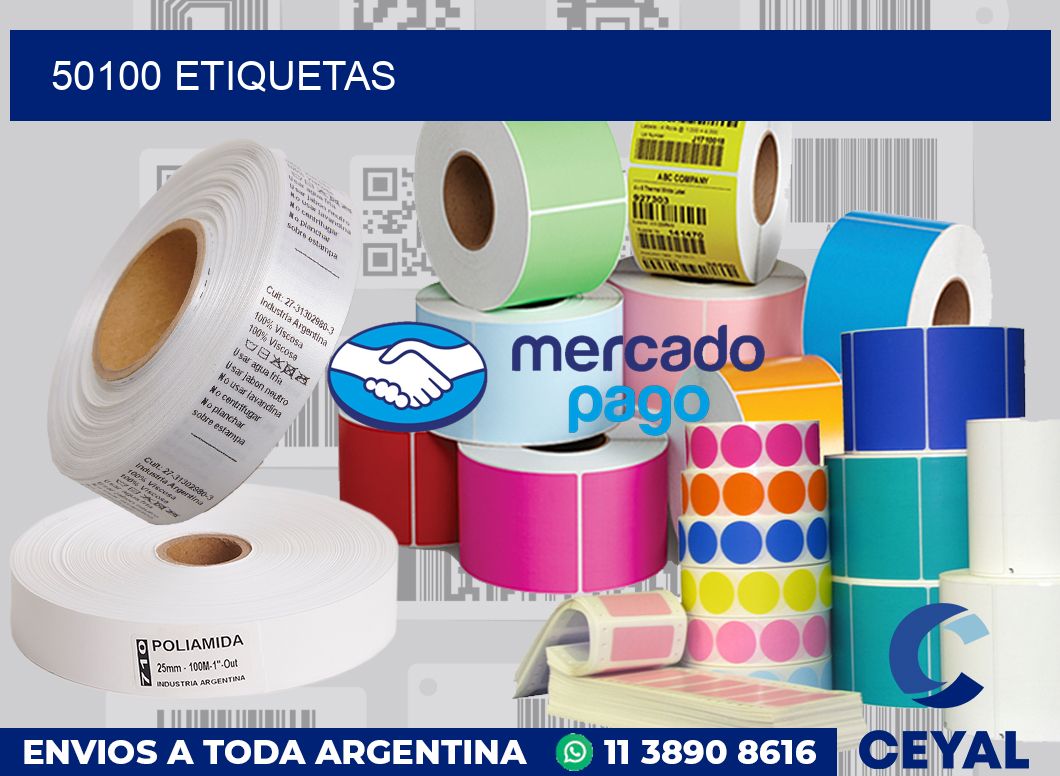 50100 etiquetas