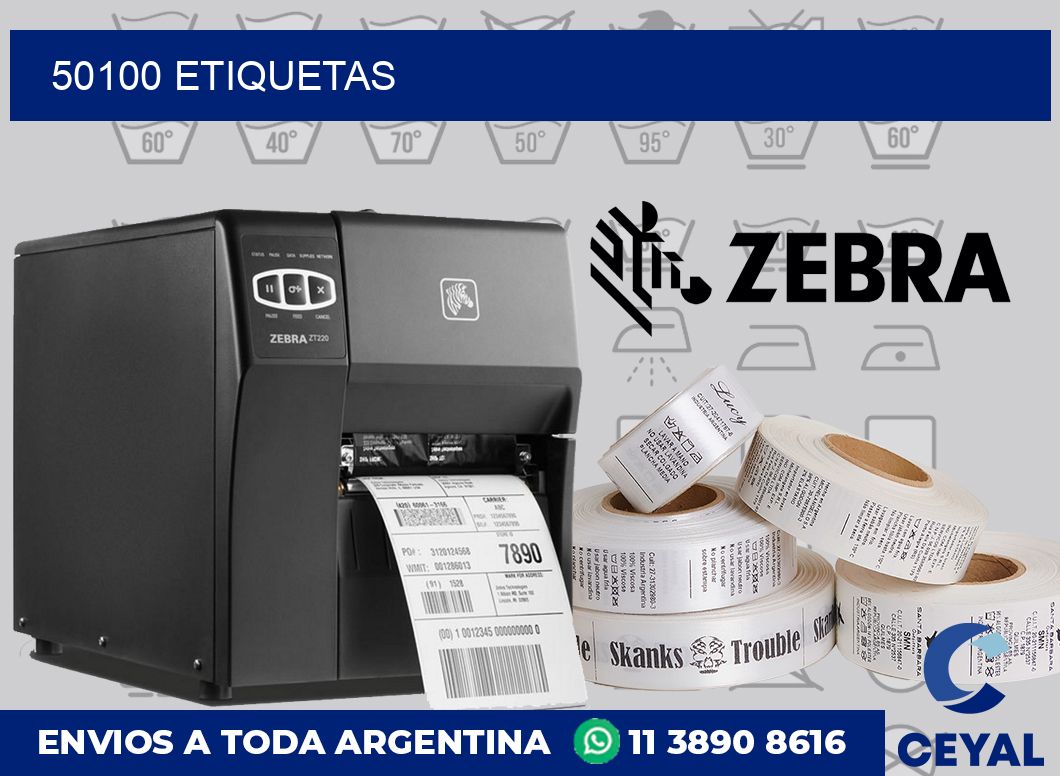 50100 etiquetas