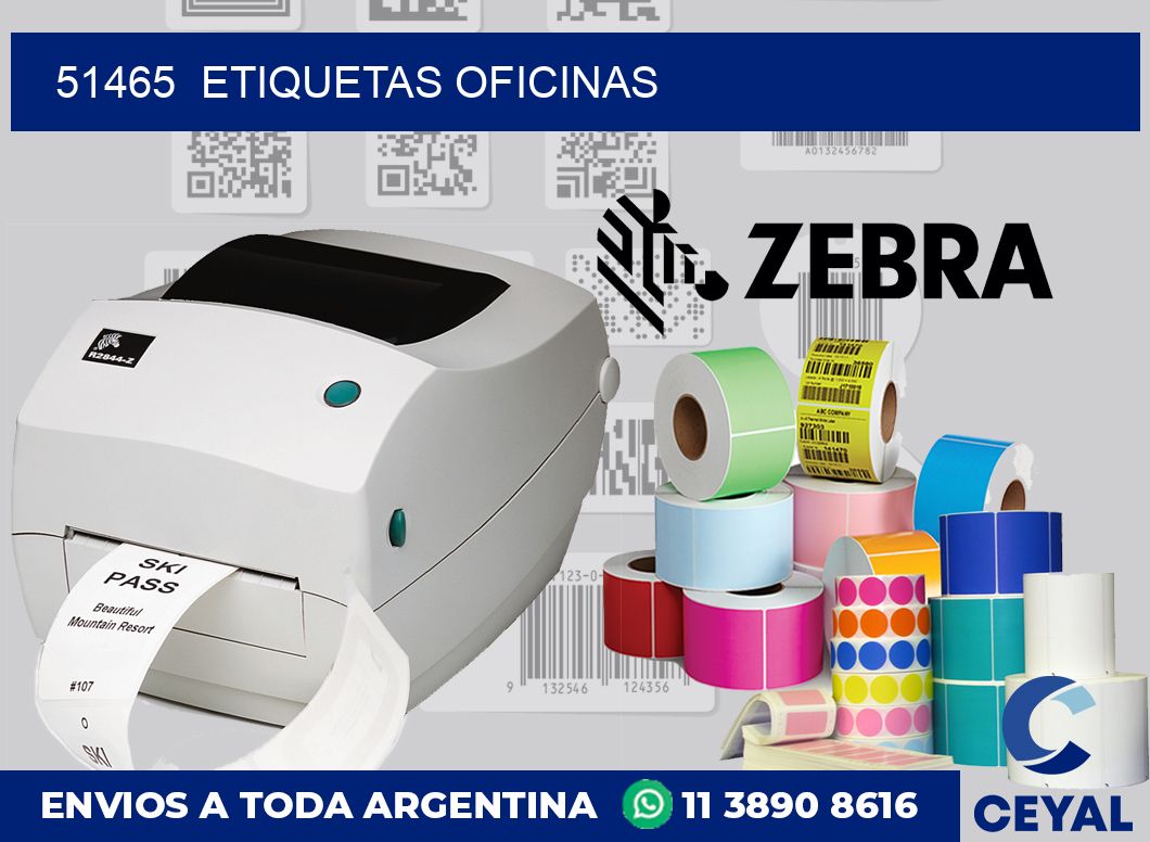 51465  Etiquetas oficinas