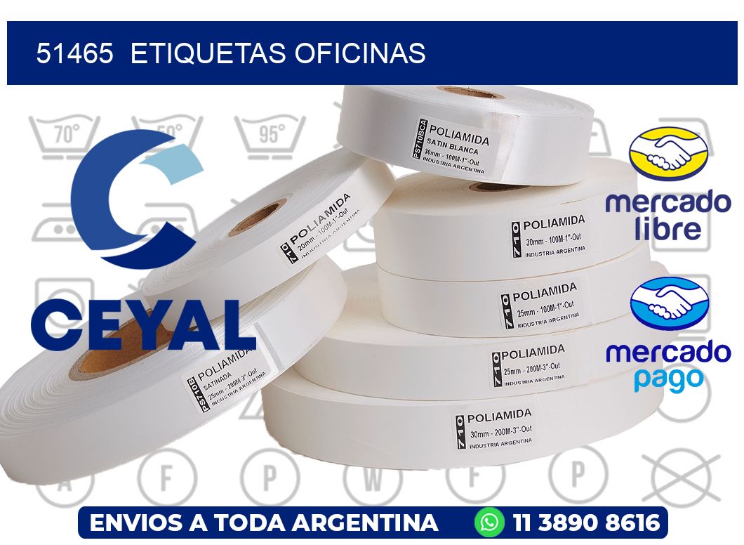 51465  Etiquetas oficinas