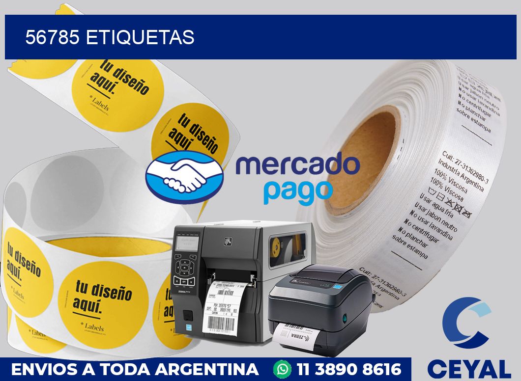 56785 etiquetas