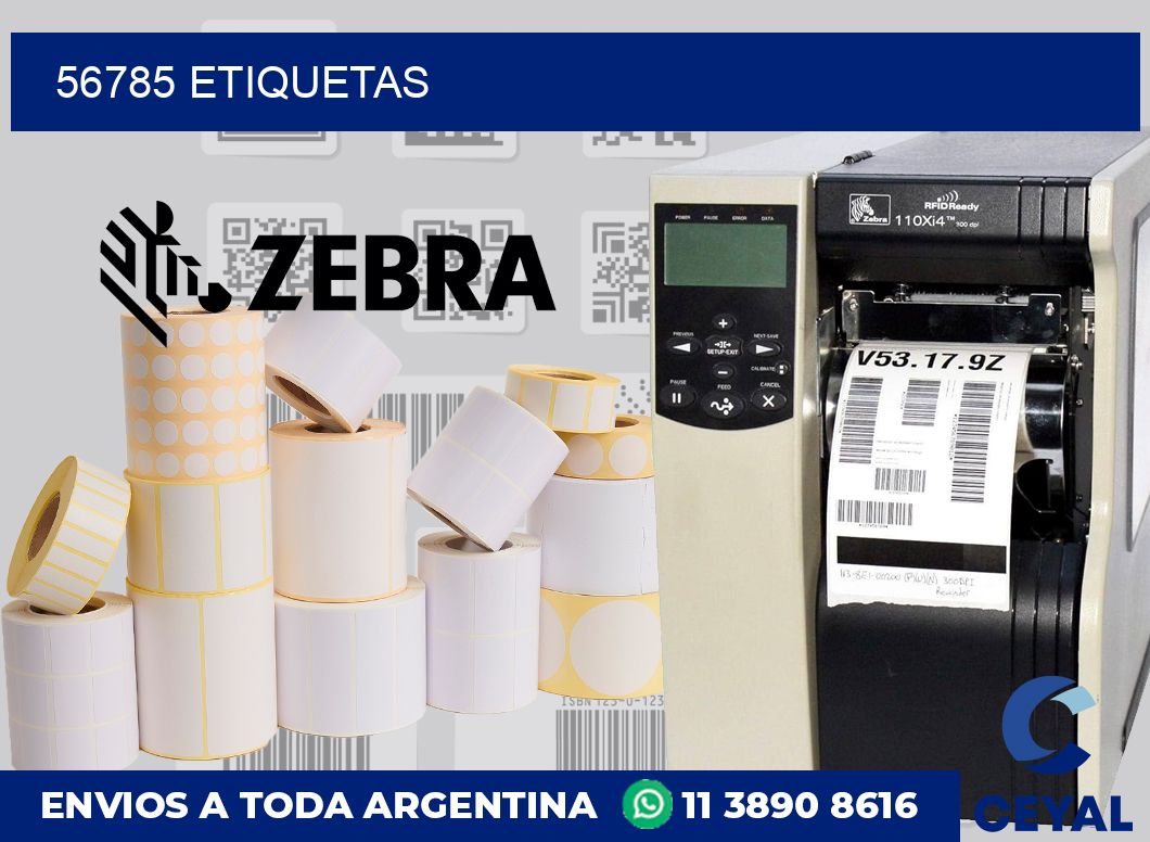 56785 etiquetas
