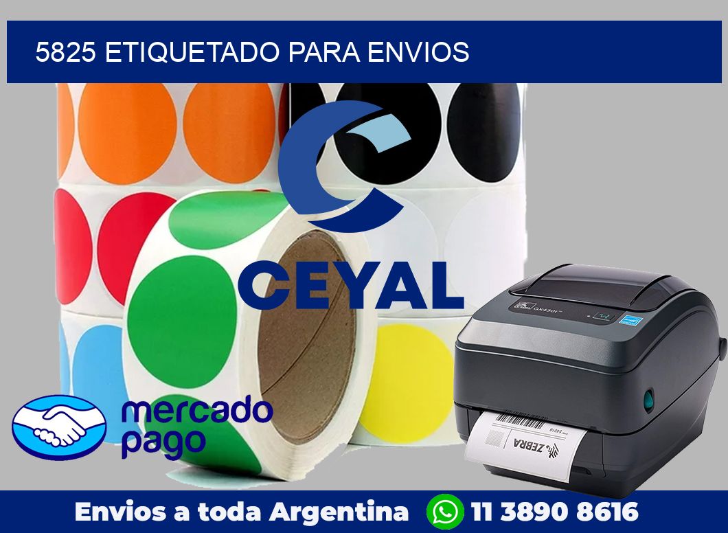 5825 Etiquetado para envios