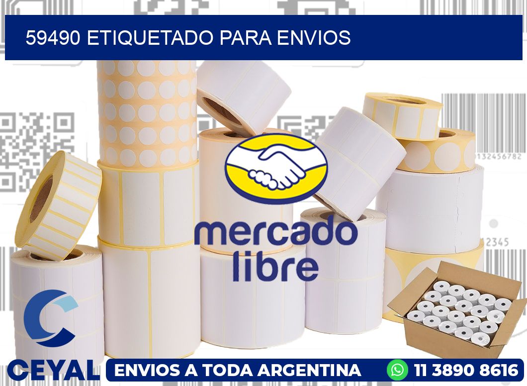 59490 etiquetado para envios