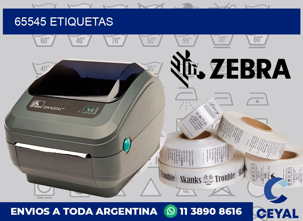65545 etiquetas
