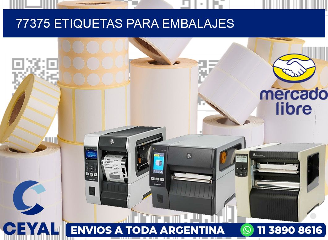 77375 etiquetas para embalajes