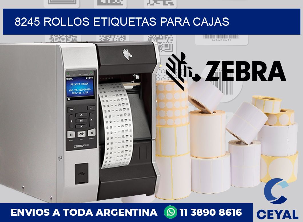 8245 rollos etiquetas para cajas