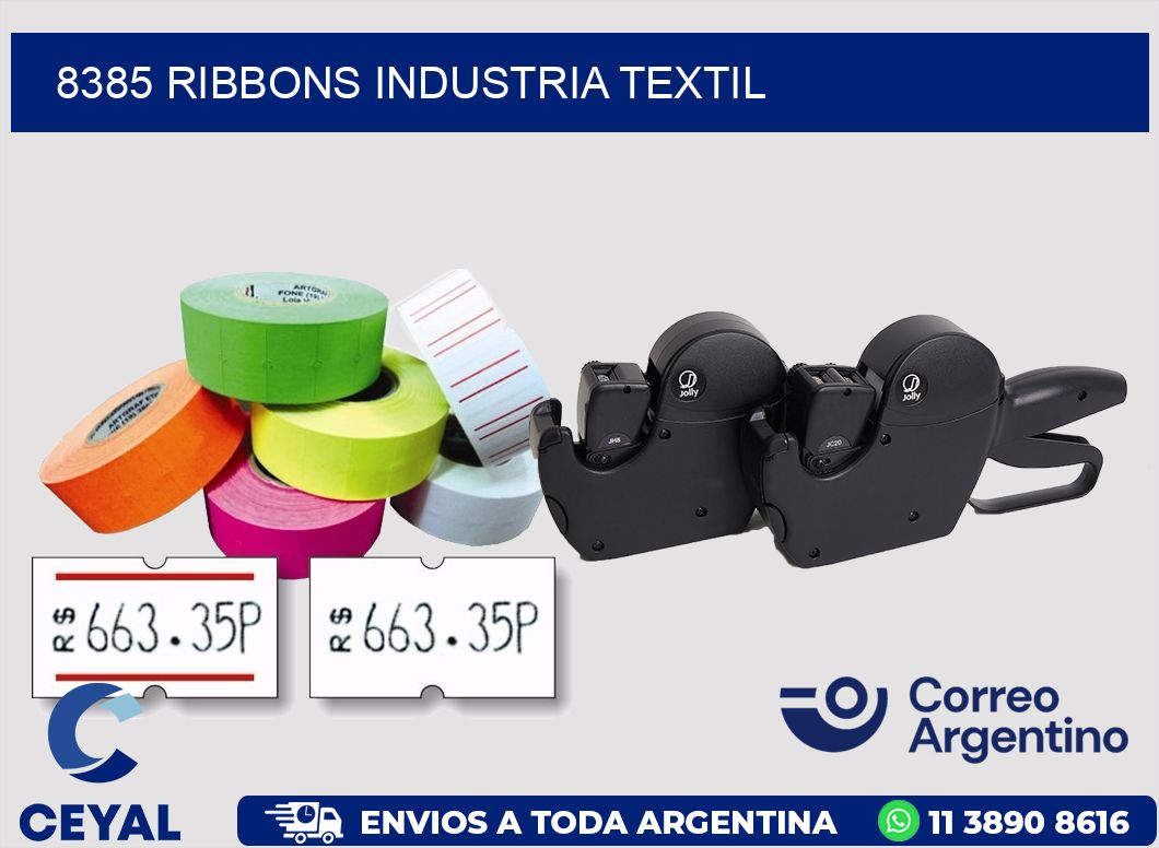 8385 ribbons industria textil