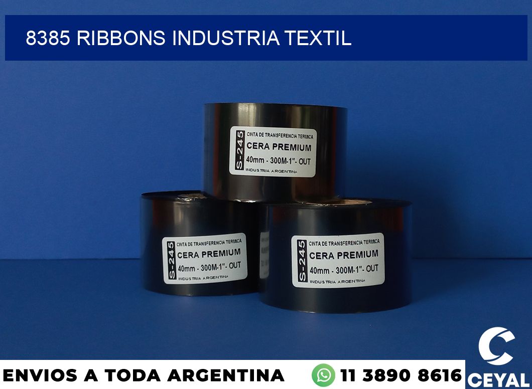 8385 ribbons industria textil