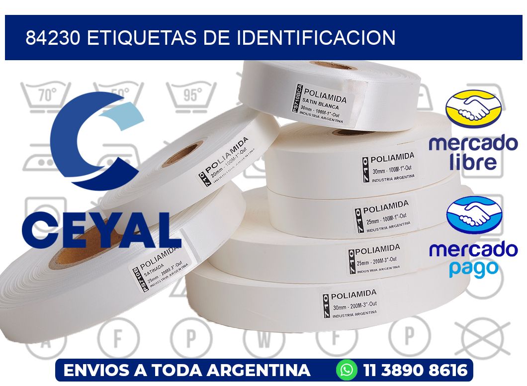 84230 Etiquetas de identificacion
