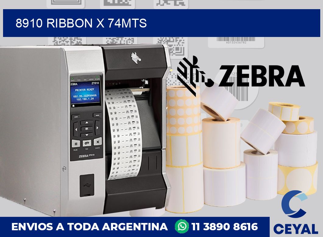 8910 ribbon x 74mts