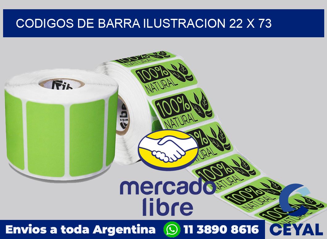 Codigos de barra ilustracion 22 x 73