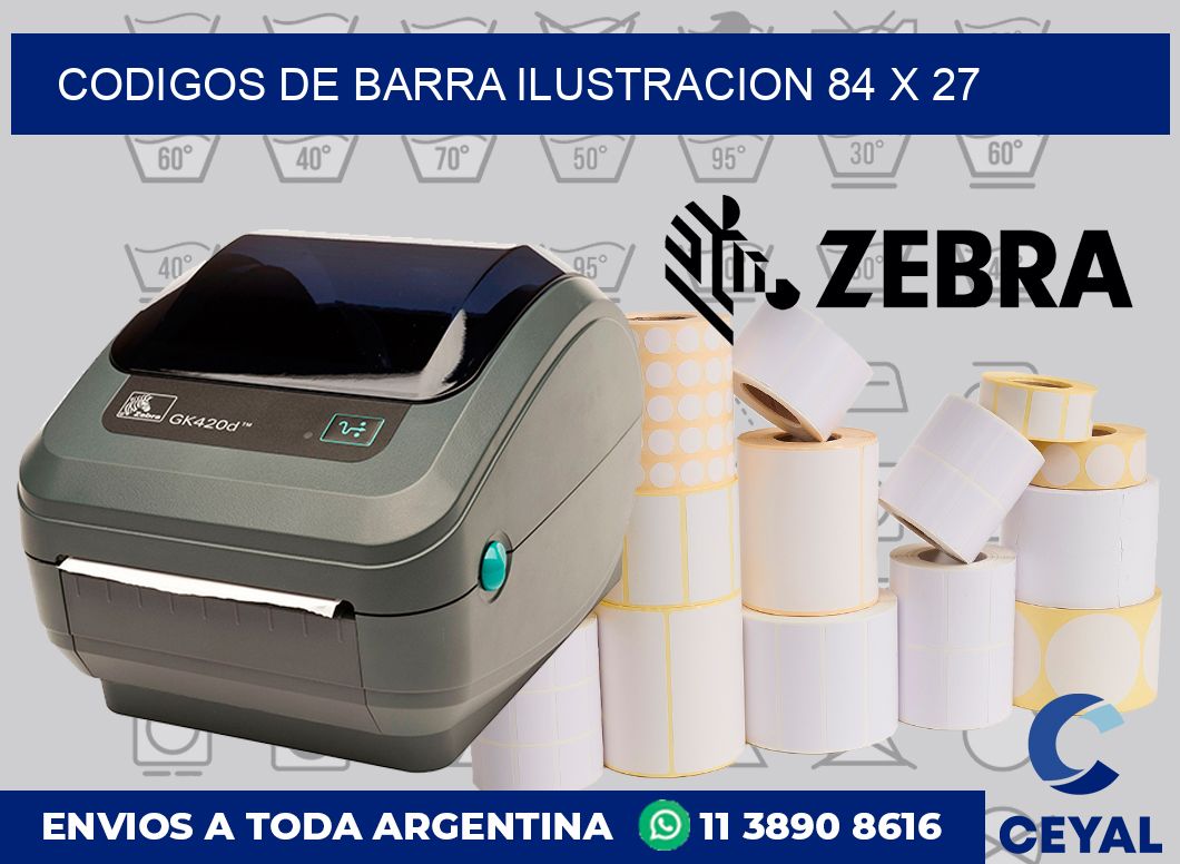 Codigos de barra ilustracion 84 x 27