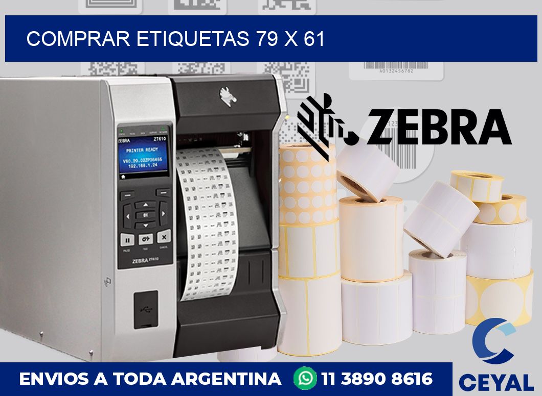 Comprar etiquetas 79 x 61