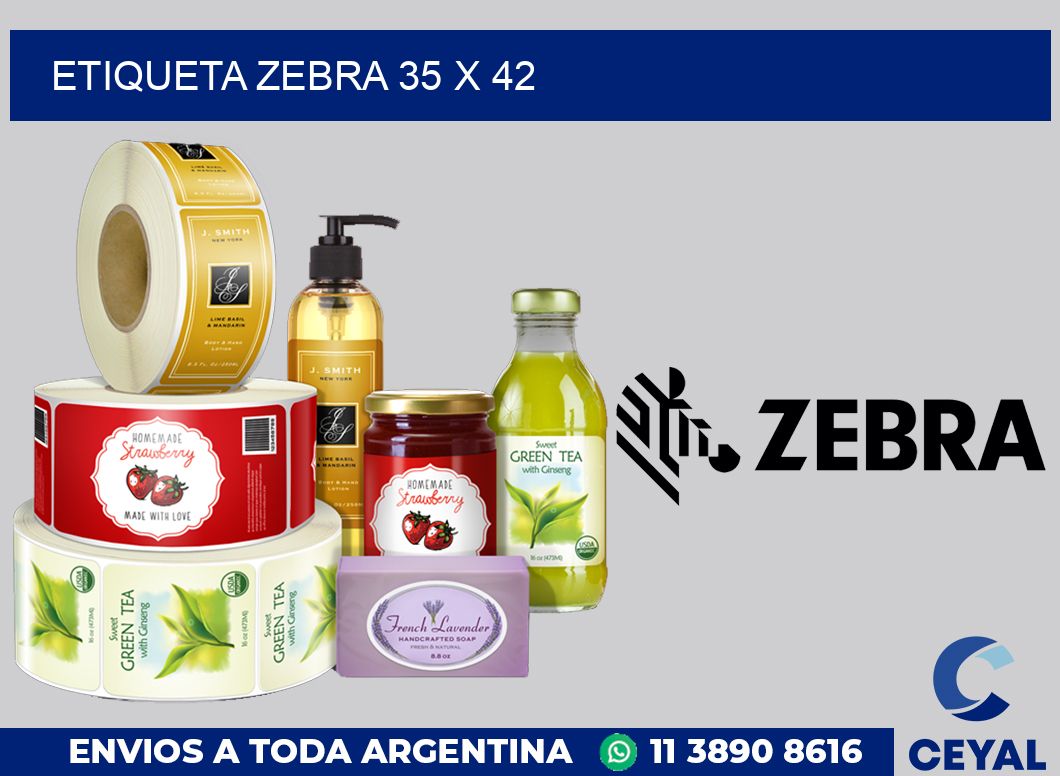 etiqueta zebra 35 x 42