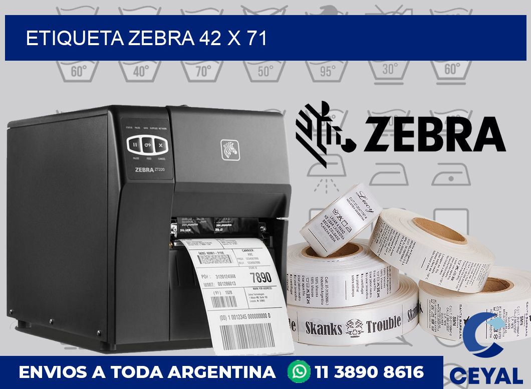 etiqueta zebra 42 x 71