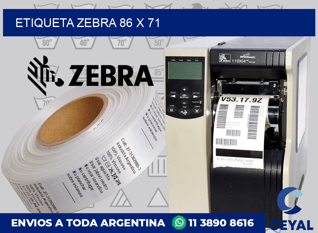 etiqueta zebra 86 x 71