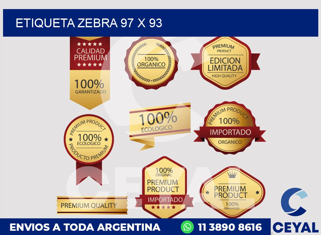 etiqueta zebra 97 x 93
