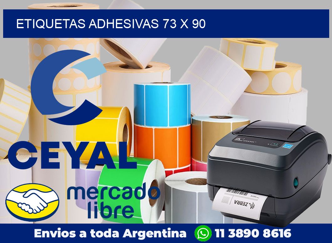 etiquetas adhesivas 73 x 90