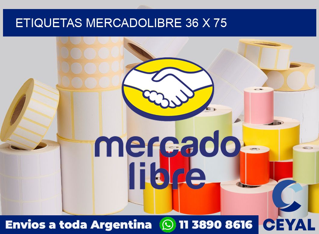 etiquetas mercadolibre 36 x 75