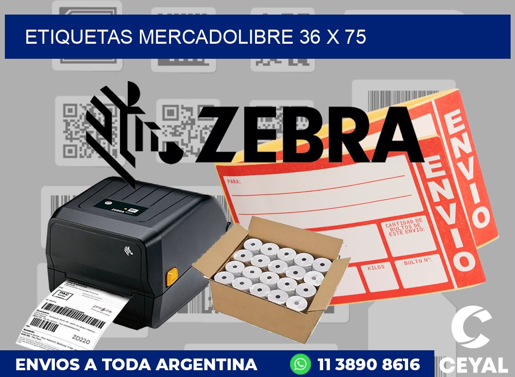 etiquetas mercadolibre 36 x 75