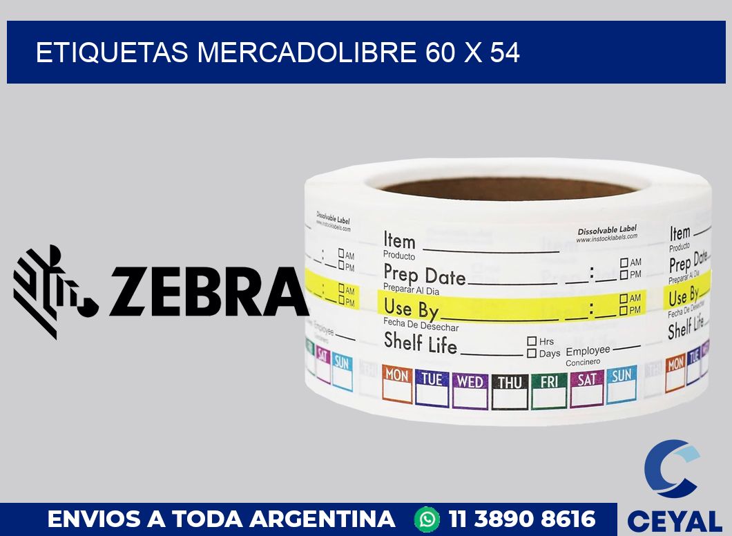 etiquetas mercadolibre 60 x 54