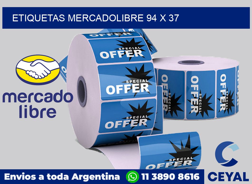 etiquetas mercadolibre 94 x 37