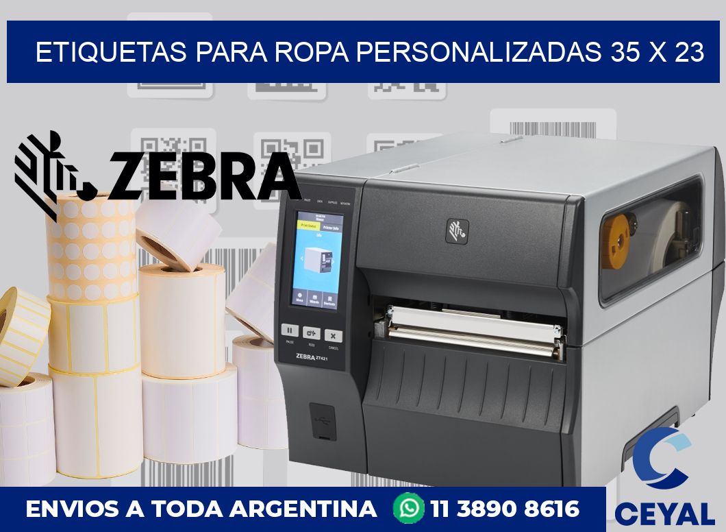 etiquetas para ropa personalizadas 35 x 23
