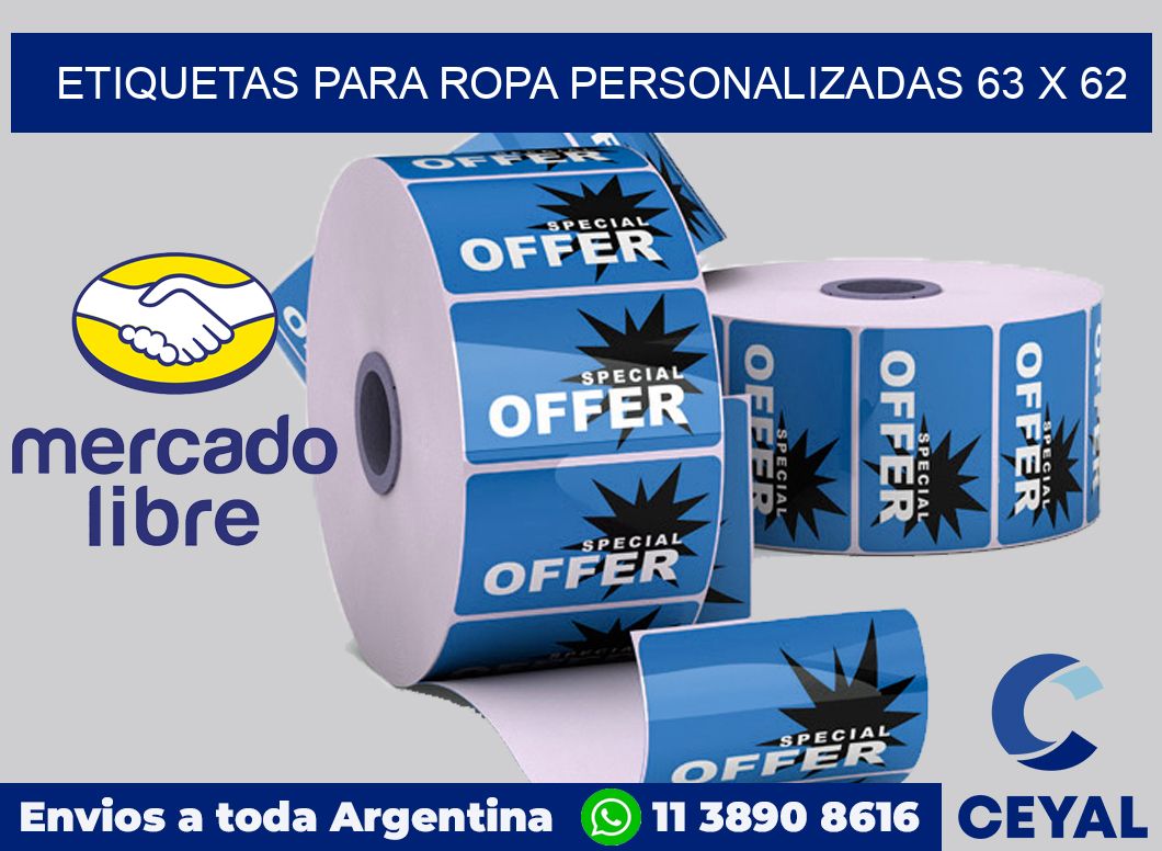 etiquetas para ropa personalizadas 63 x 62