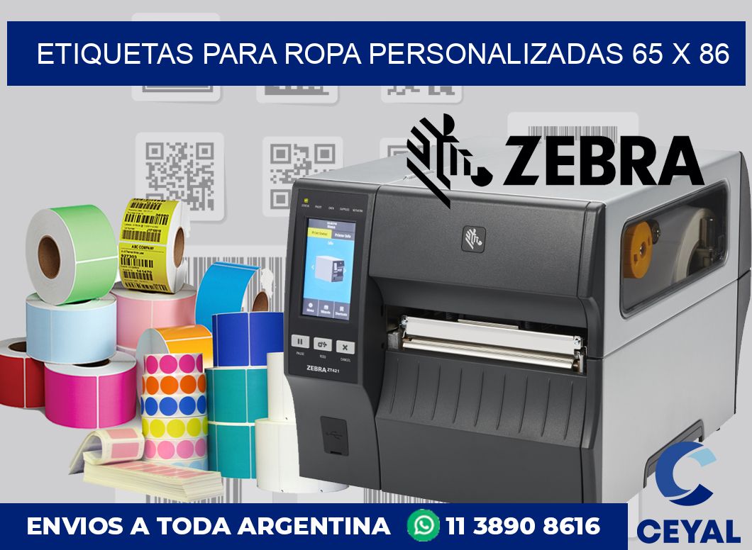 etiquetas para ropa personalizadas 65 x 86