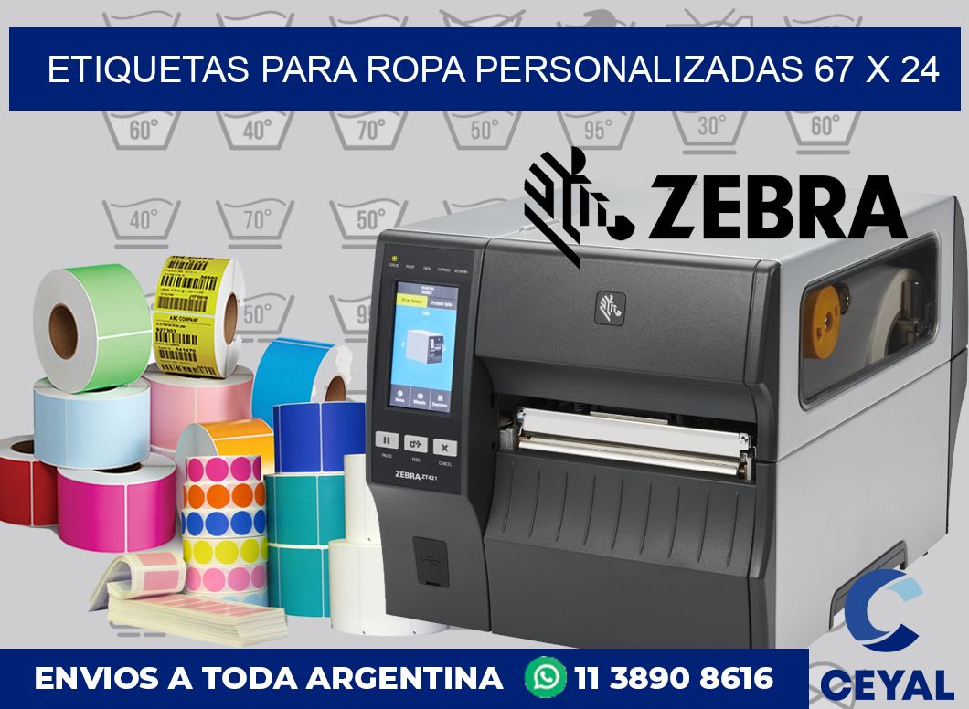 etiquetas para ropa personalizadas 67 x 24