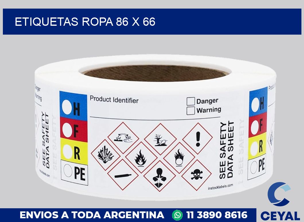etiquetas ropa 86 x 66