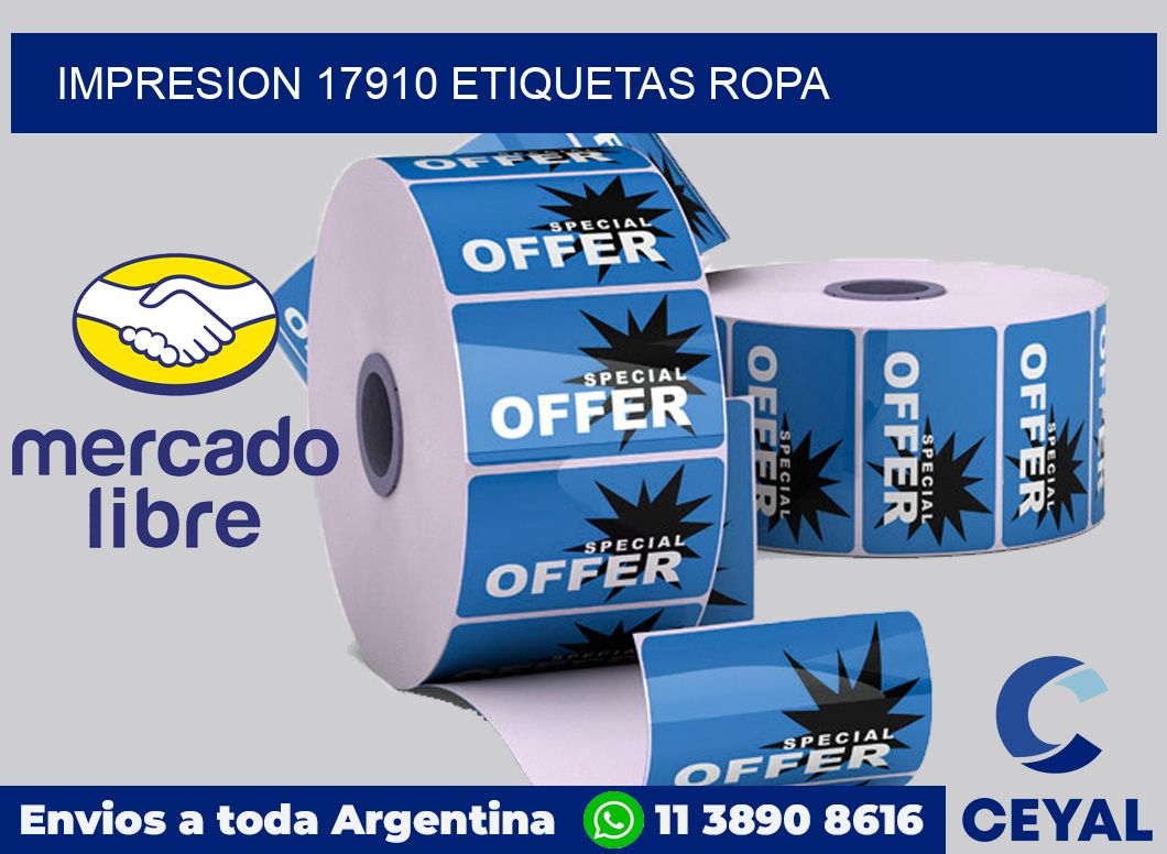 impresion 17910 etiquetas ropa