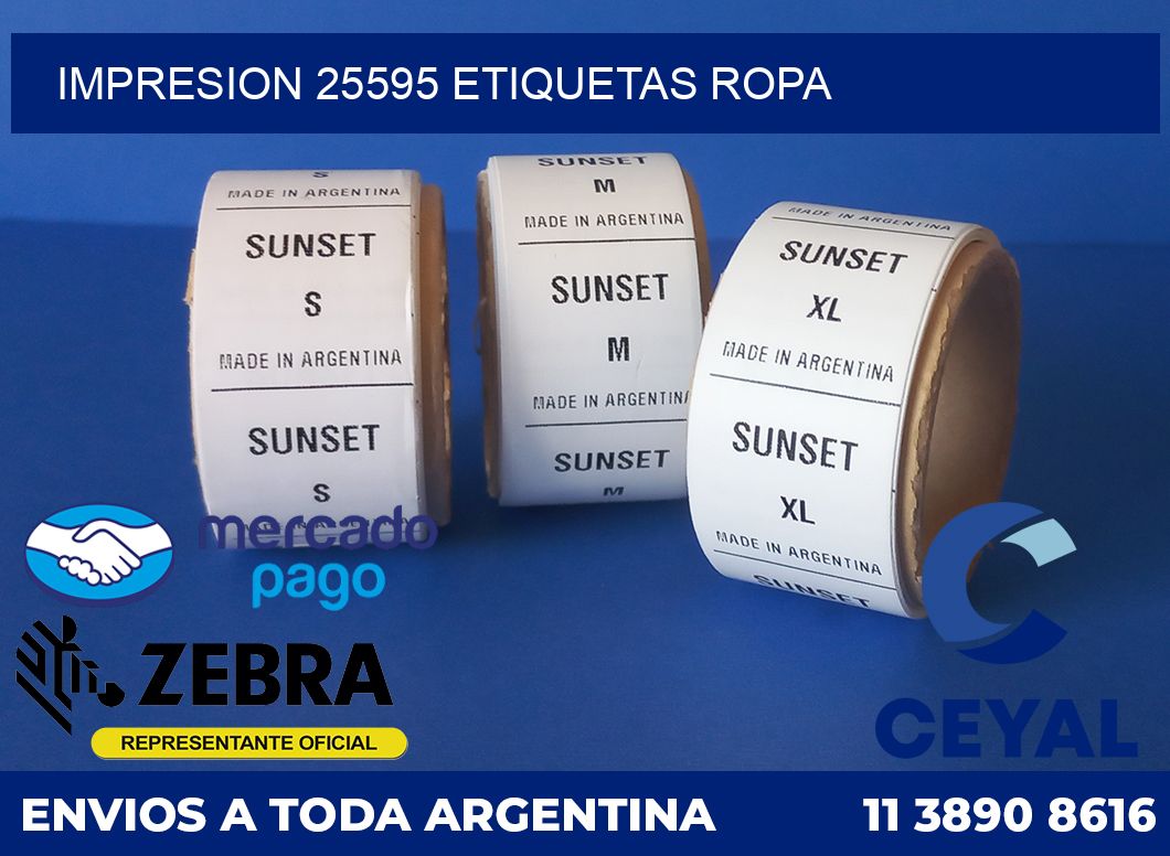 impresion 25595 etiquetas ropa