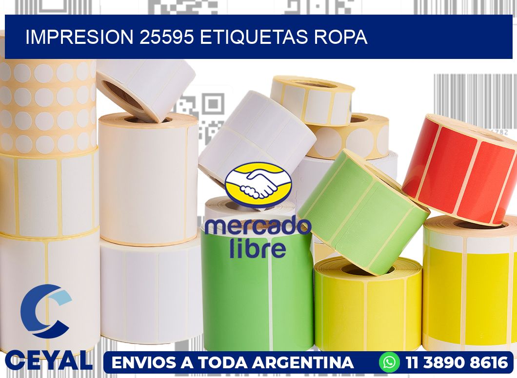impresion 25595 etiquetas ropa
