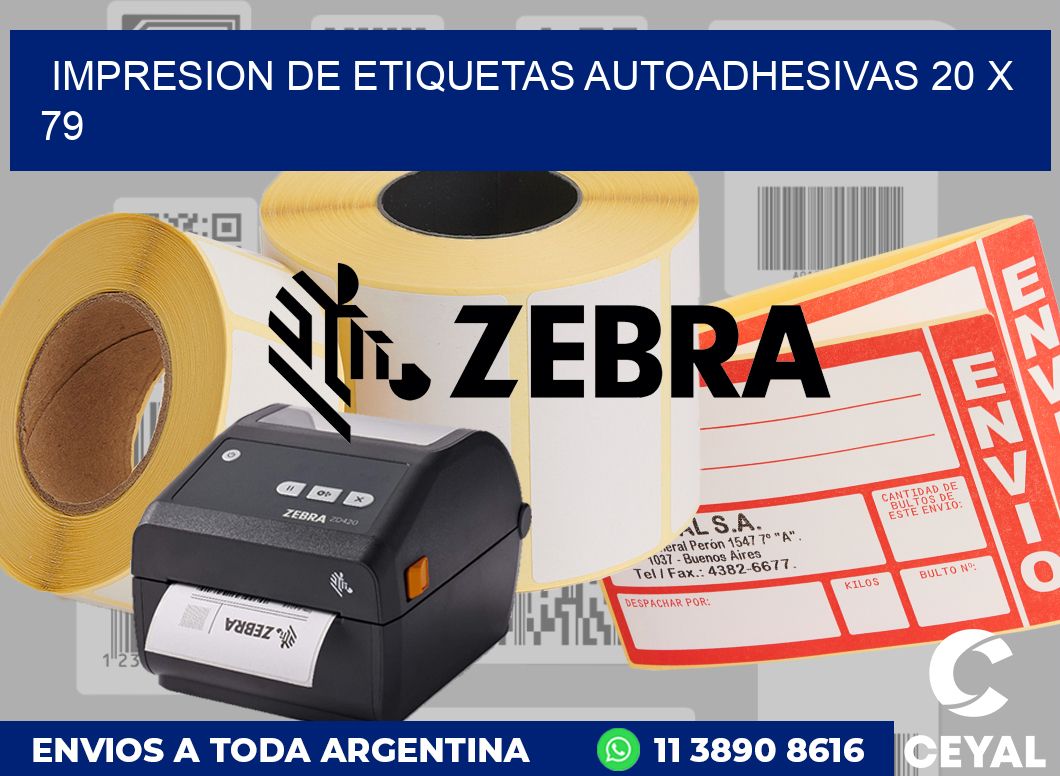 impresion de etiquetas autoadhesivas 20 x 79