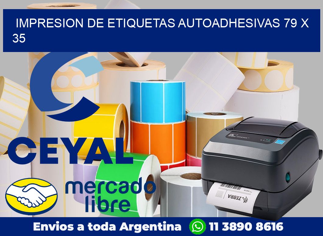 impresion de etiquetas autoadhesivas 79 x 35
