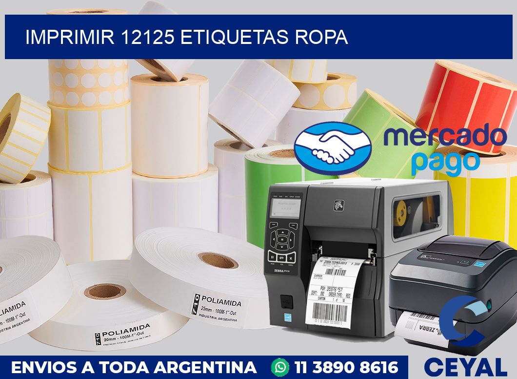 imprimir 12125 etiquetas ropa