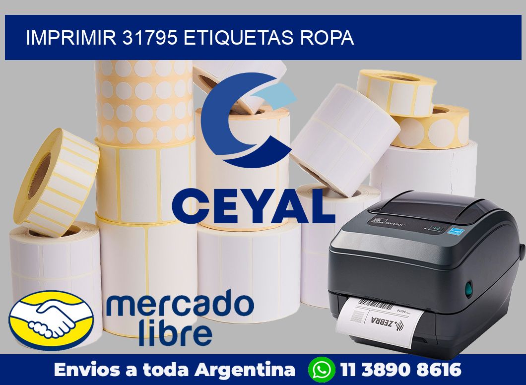 imprimir 31795 etiquetas ropa
