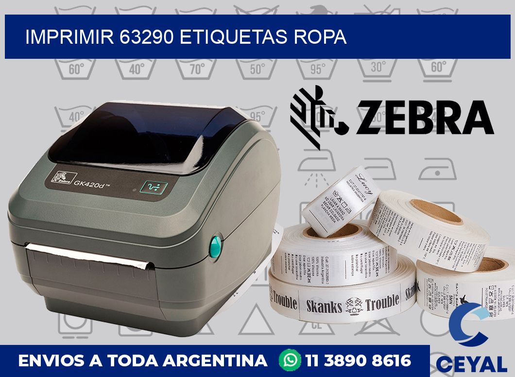 imprimir 63290 etiquetas ropa