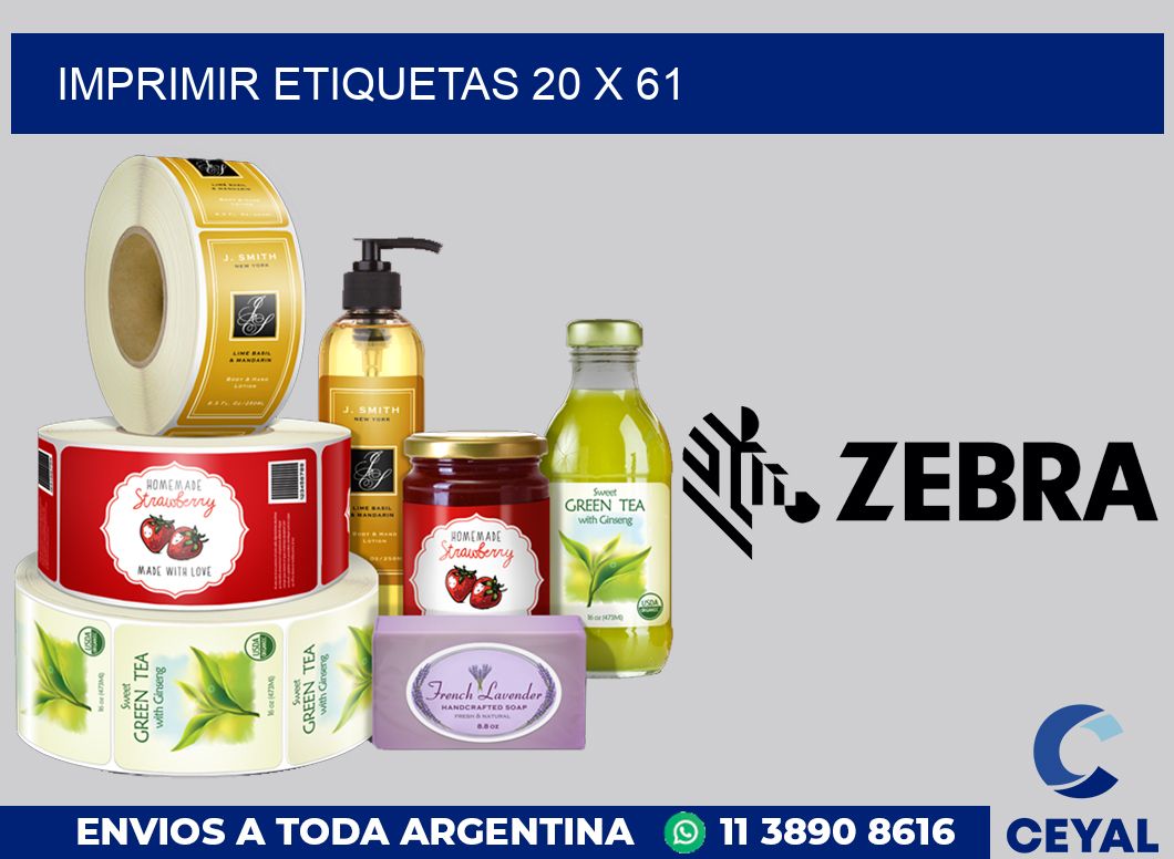 imprimir etiquetas 20 x 61