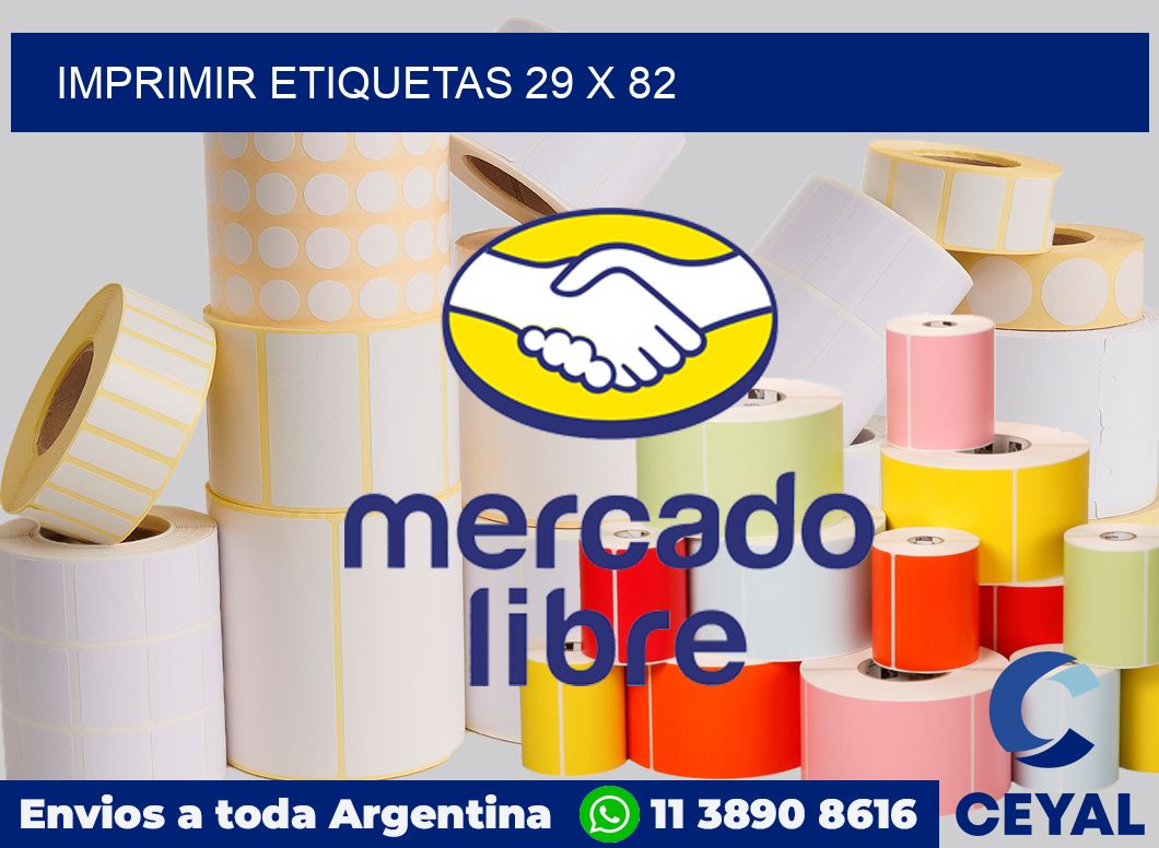 imprimir etiquetas 29 x 82