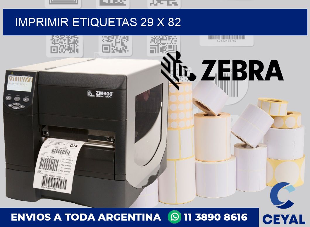 imprimir etiquetas 29 x 82